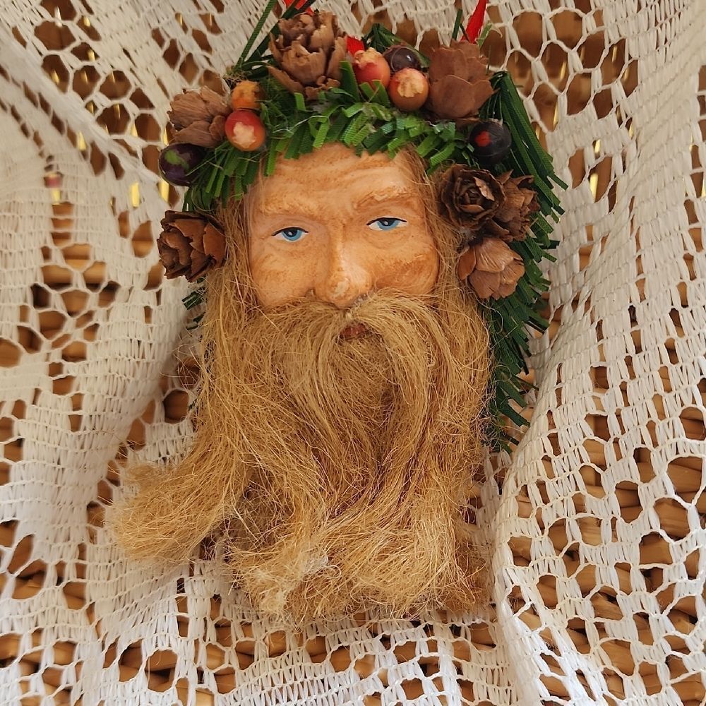 Vintage Old World Santa Ornament
